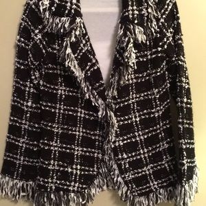 Black and white plaid ‘jacket’ from Argentina.